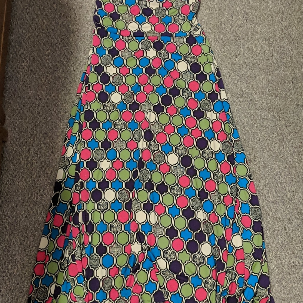 EUC multicolored Lularoe Maxi Skirt size small